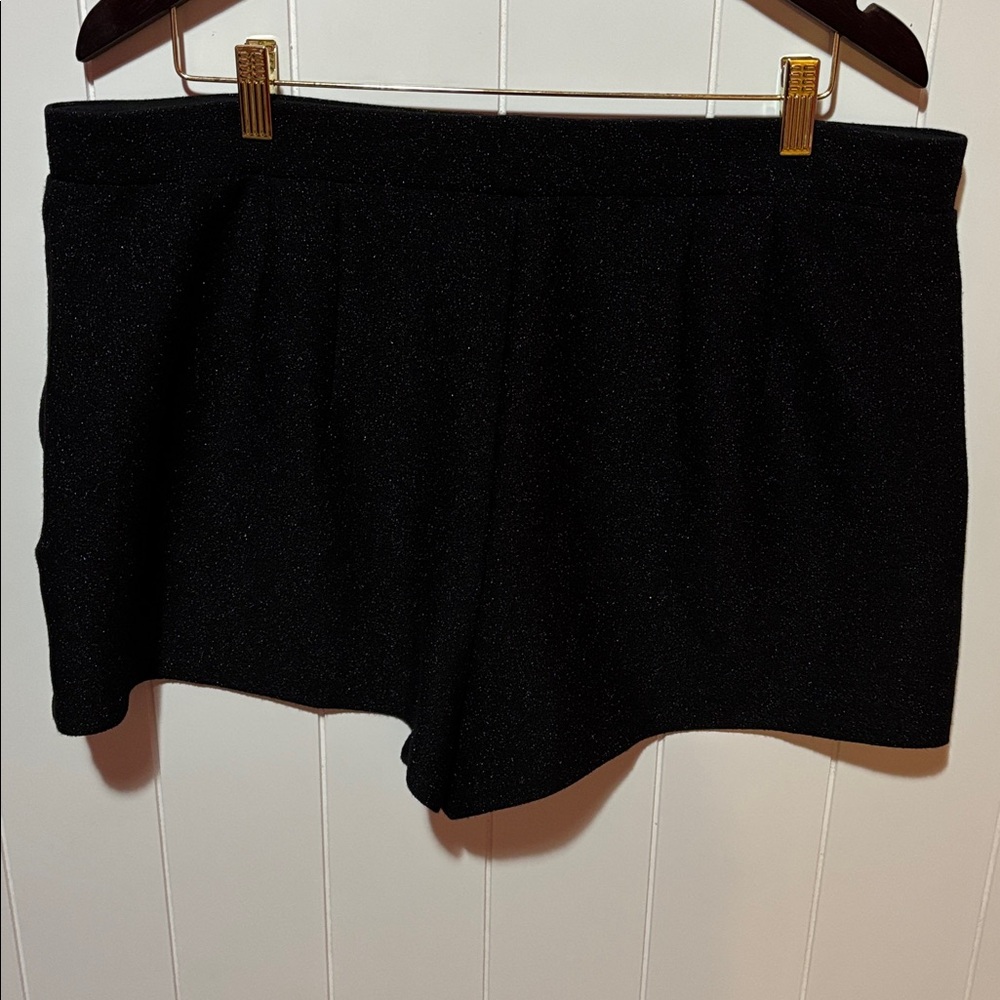 NEW Express Shimmery Extreme High Rise Shortie shorts! XL